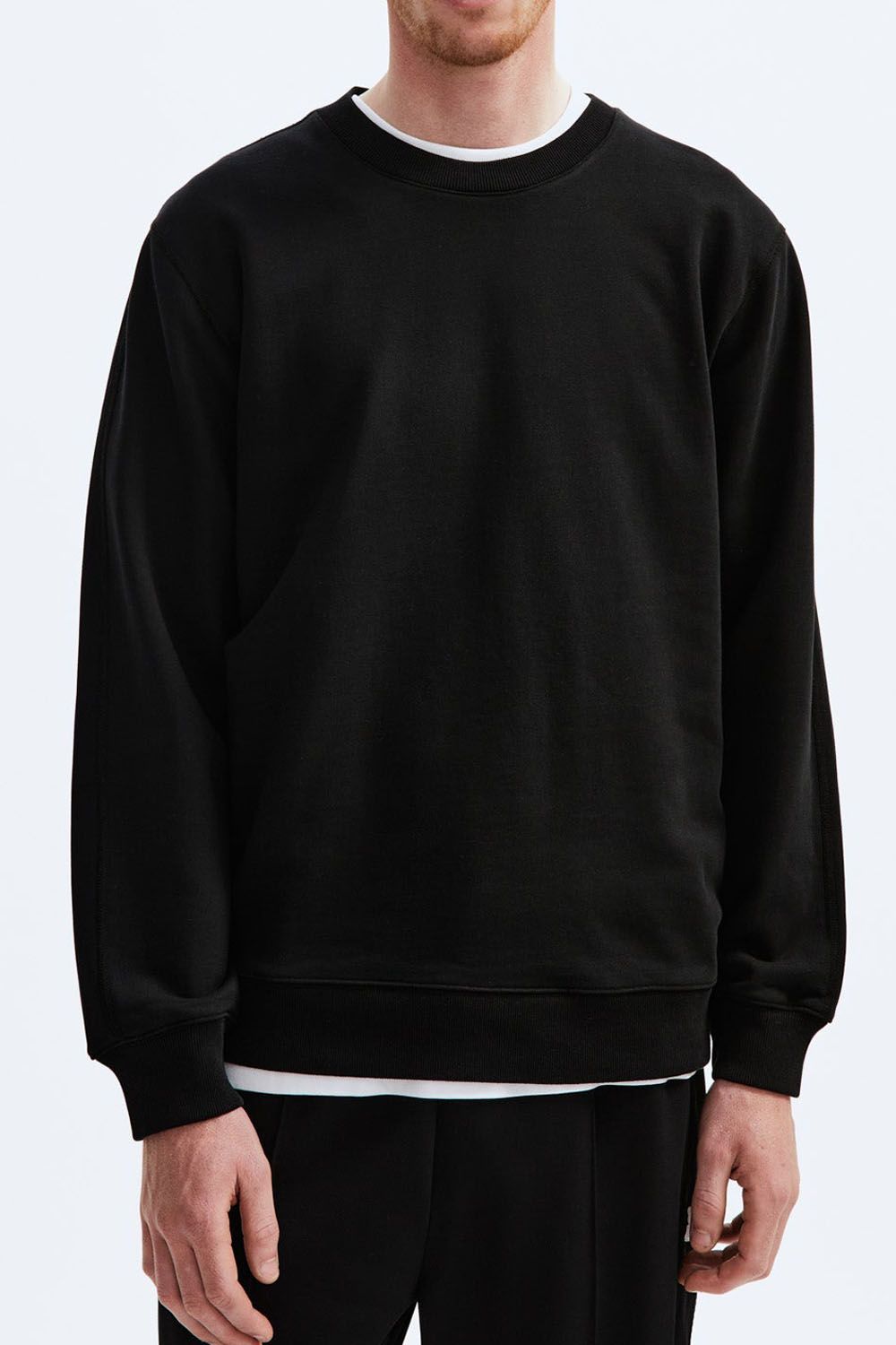 REIGNING CHAMP - 【国内正規品】 MIDWEIGHT TERRY CREWNECK CLASSIC/ ミッドウェイト  クルーネックスウェット クラシックフィット ブラック | gossip