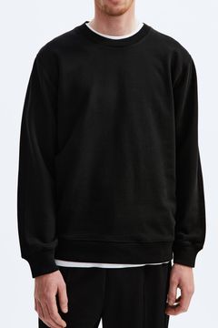 【国内正規品】 MIDWEIGHT TERRY CREWNECK CLASSIC/ ミッドウェイト クルーネックスウェット クラシックフィット ブラック