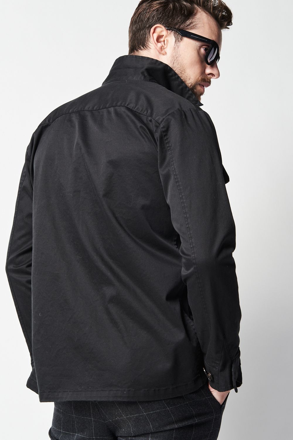 【BLACK MILITARY Vol.7】 JUNGLE FATIGUE L/S SHIRT JACKET -BLACK- (10月頃入荷予定 )※オーダー締切8/6(金)11:59迄
