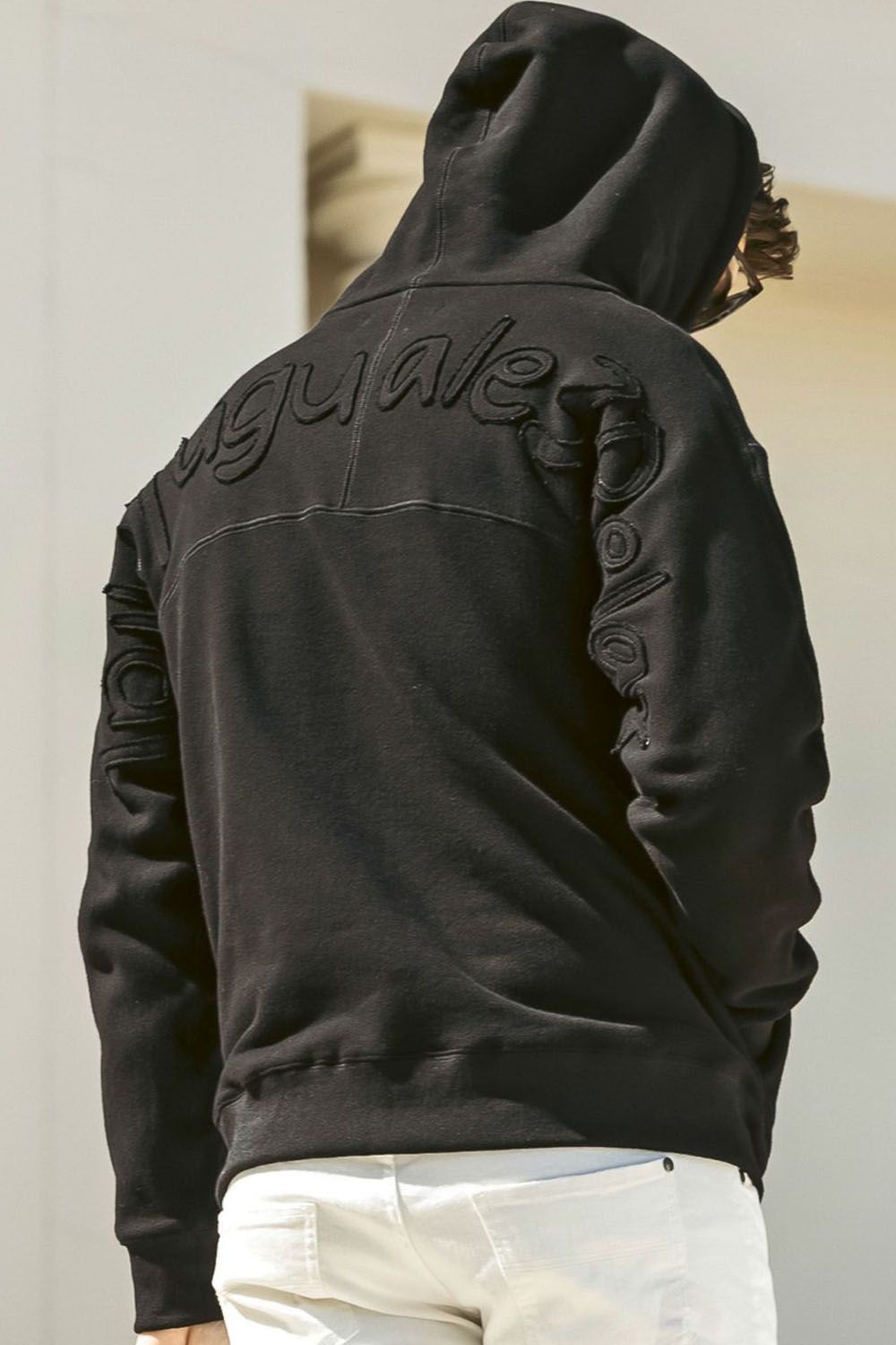 PATCH LOGO HOODIE / バックロゴ ヘビースウェット フーディー（ブラック）