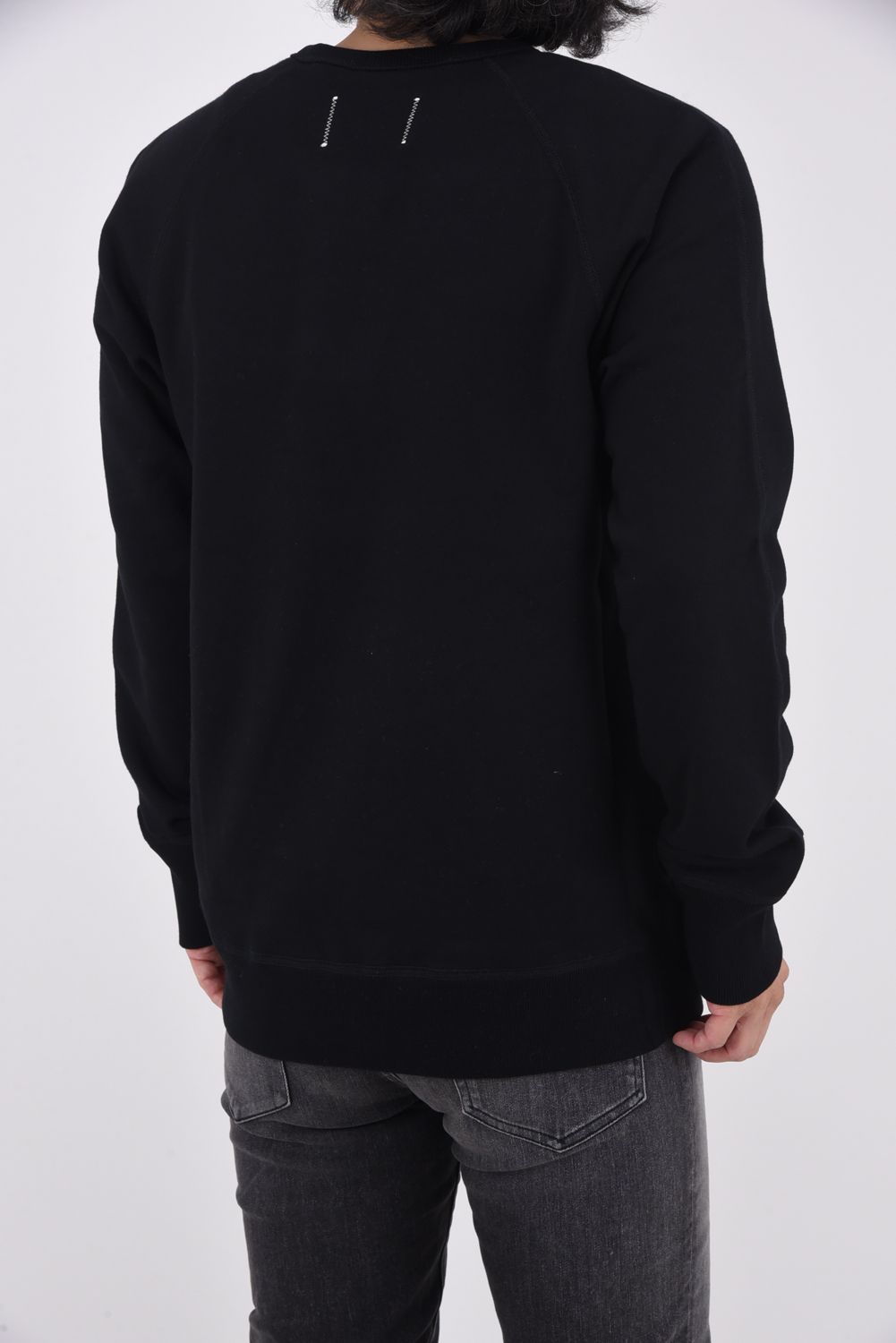 【国内正規品】 MIDWEIGHT TERRY CREWNECK / ミッドウェイト クルーネックスウェット ブラック