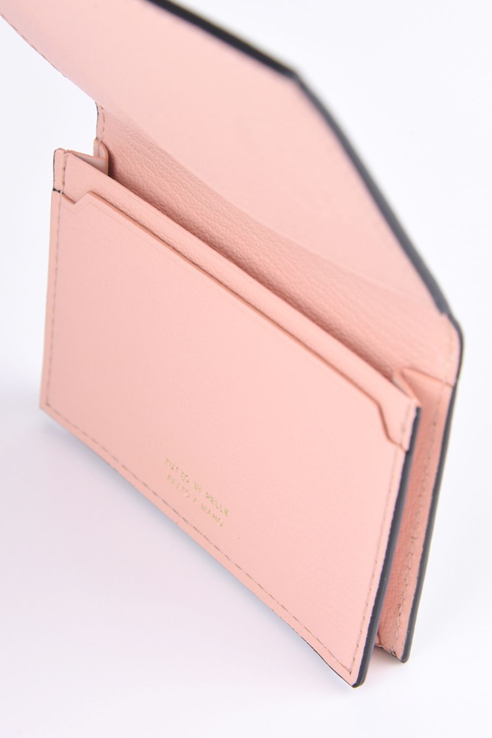 【残り1点】 BUSINESS CARD HOLDER / LA351GT 名刺入れ ページュ×ピンク