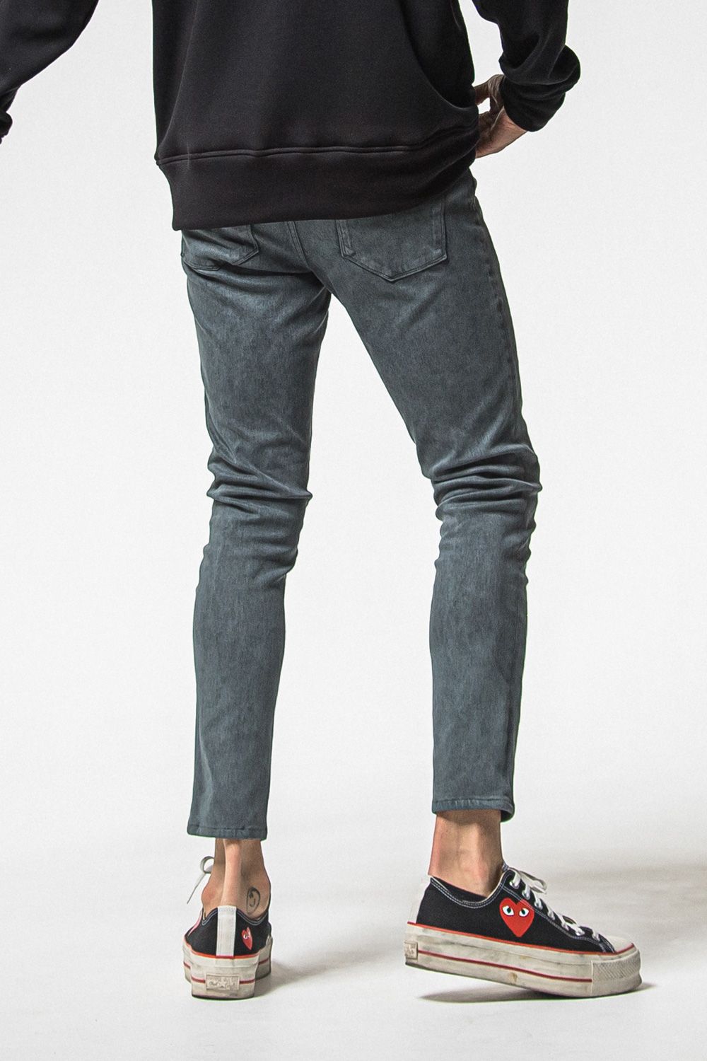 MICK DENIM JERSEY / 定番 デニム ジャージーンズ  (Pブラック) (12月上旬入荷予定) ※オーダー締切：9月1日(月)18:00