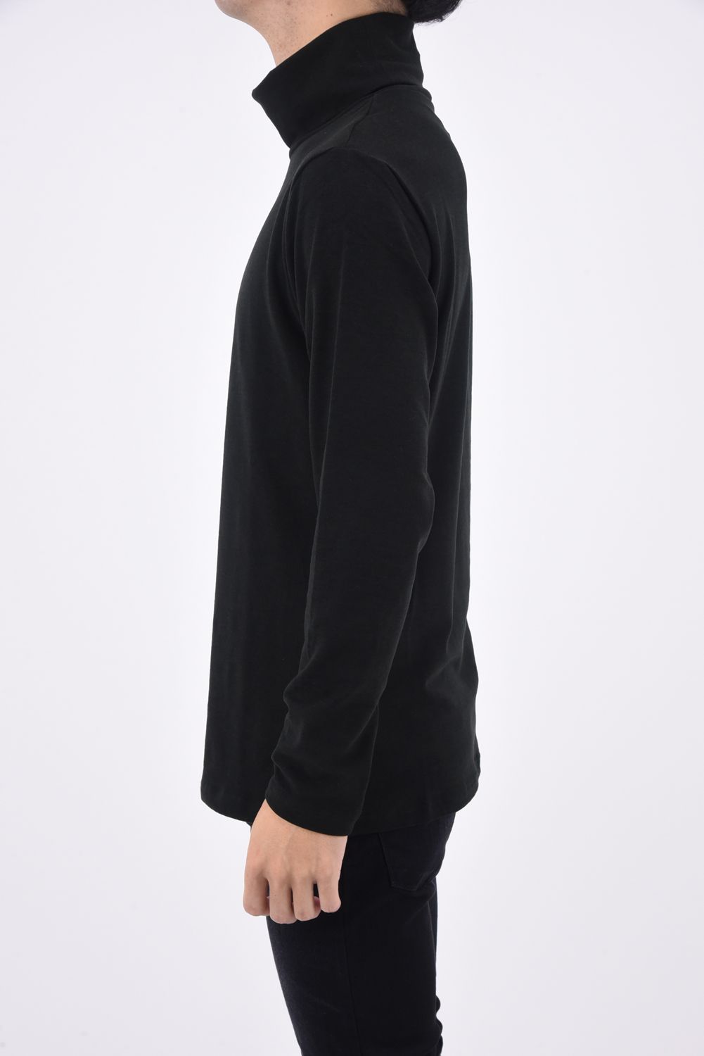 L/S TURTLE /  ロングスリーブ ウォーム タートルネック ブラック