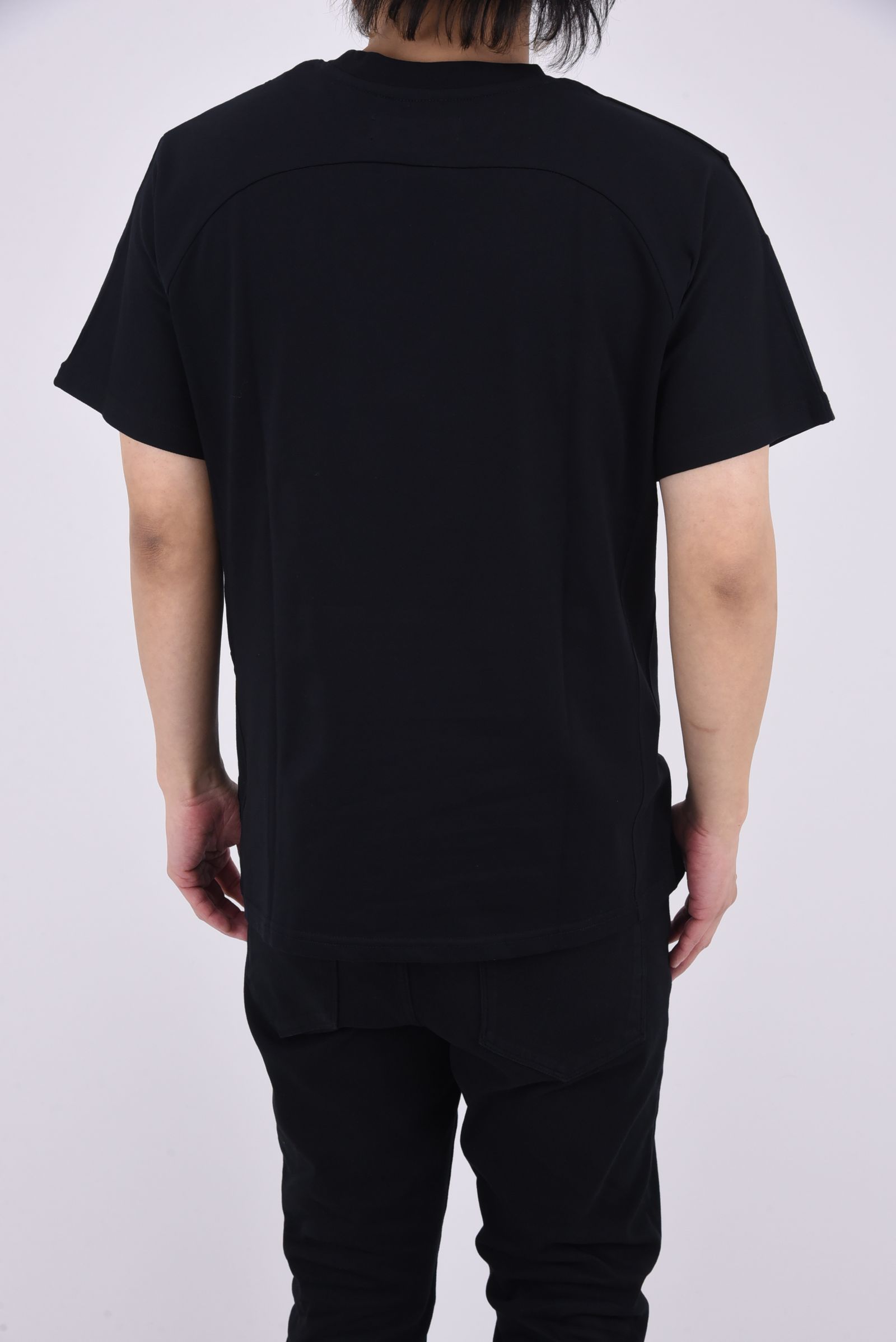 TAPE LOGO T-SHIRT / テープロゴ ショートスリーブ (ブラック)