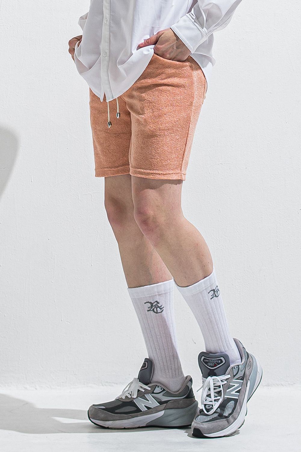 VINTAGE PILE SHORTS / パイル生地 ヴィンテージ風 ショートパンツ (ピンク) (5月中旬入荷予定) ※オーダー締切:2月15日(日)18時