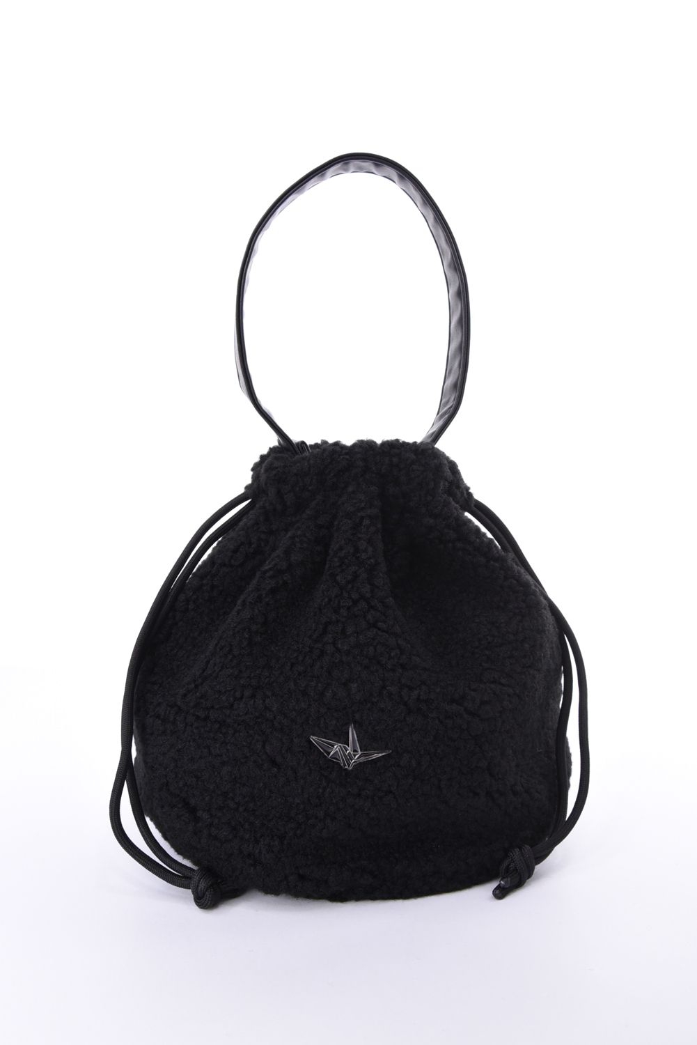 【26AW】 BOA DRAWSTRING BAG /  ボア ドローストリング バッグ (ブラック)