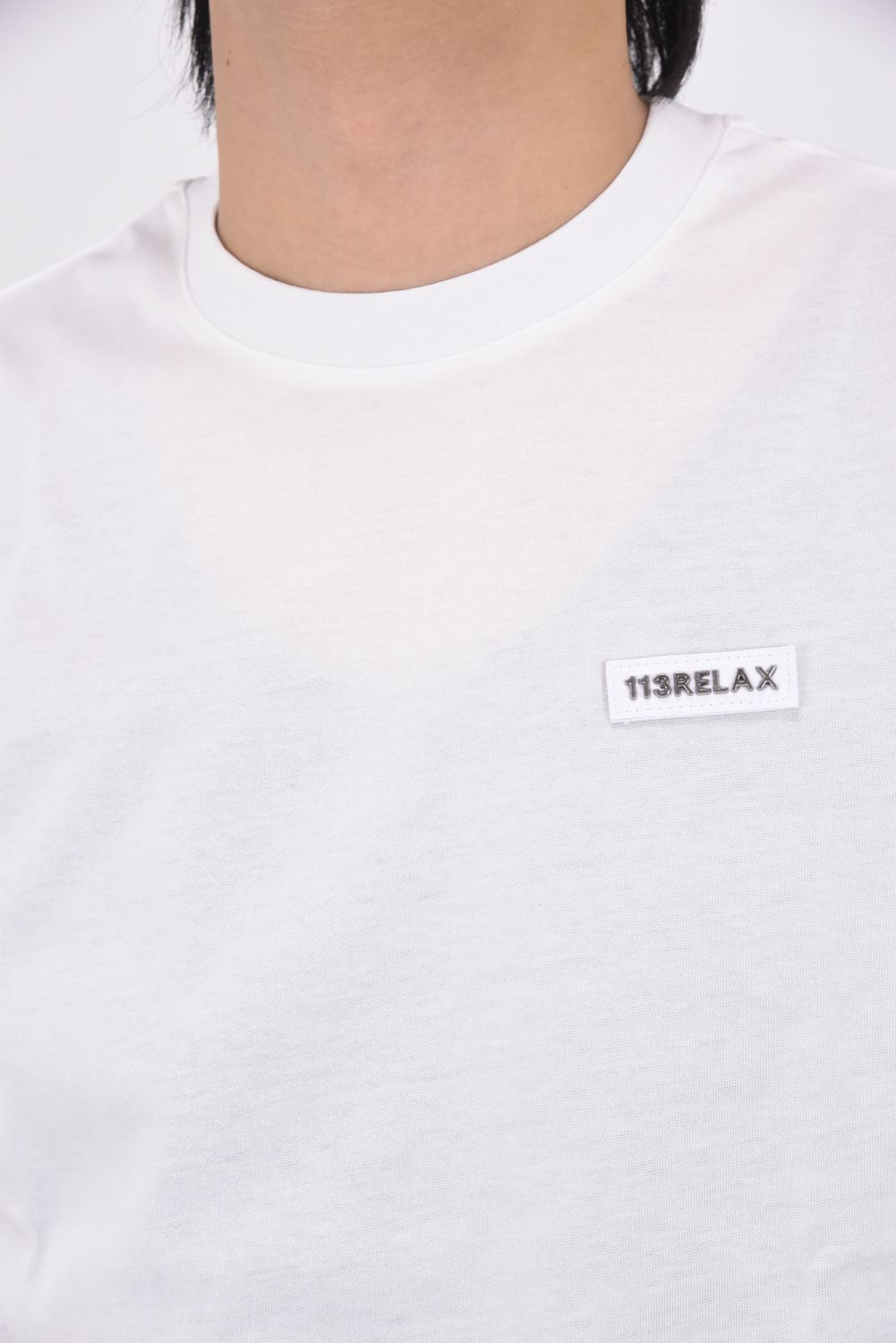 PLATE LONG T-SHIRT / プレート ロングTシャツ (ホワイト)
