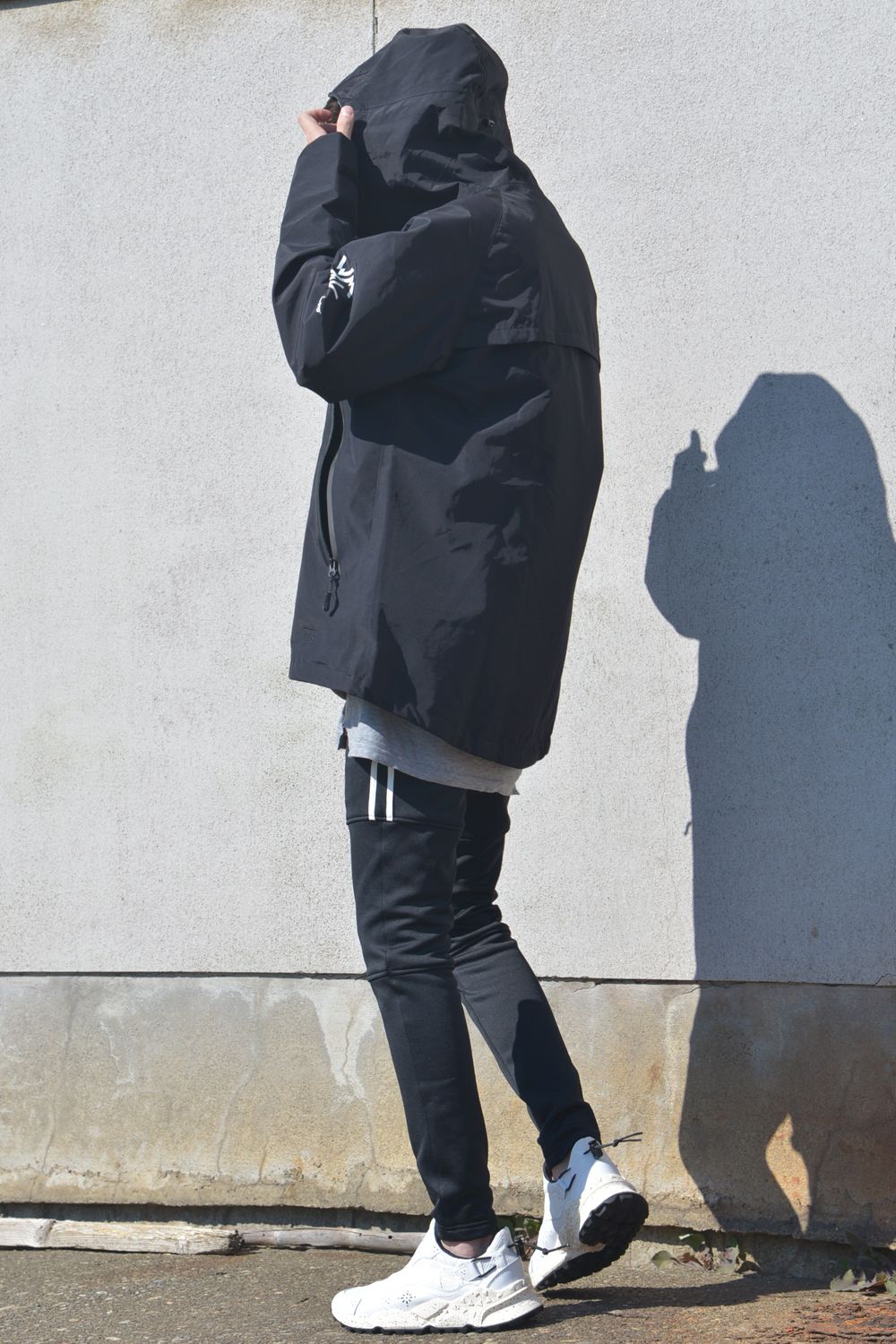 タイムセール♪【美品】RESOUND CLOTHING ラインパンツ　ブラック RESOUND CLOTHING】 完売必至!!大ヒットラインパンツが冬仕様に