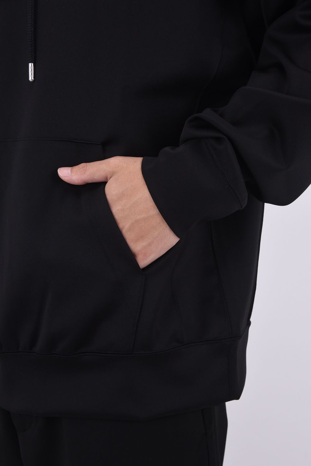 113 HEXAGON PARKA / 113 ヘキサゴンロゴ プルオーバーパーカー  ブラック