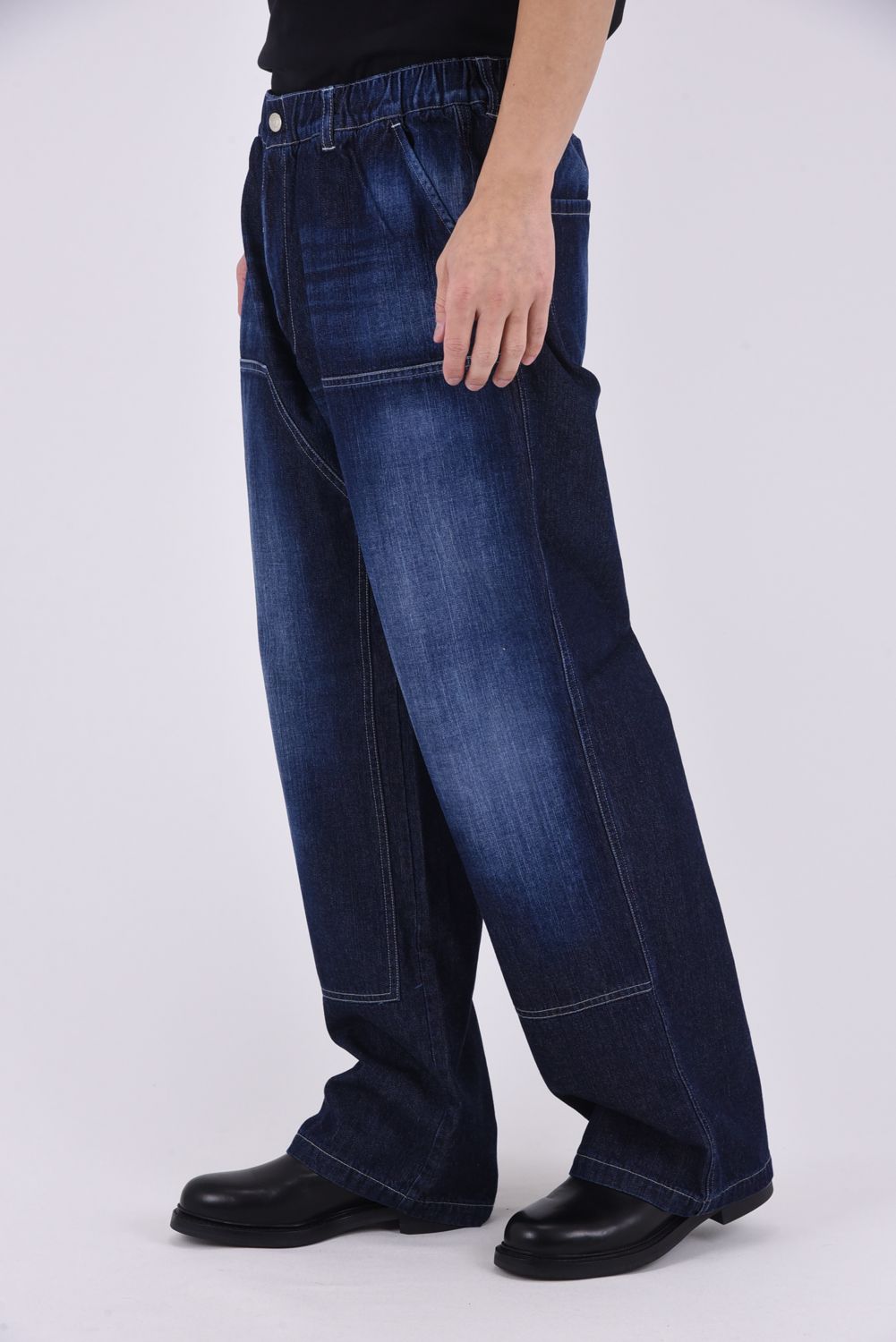 【26SS 39th】 DOUBLE KNEE PT / ダブルニー ワークデニムパンツ (ダークインディゴ)