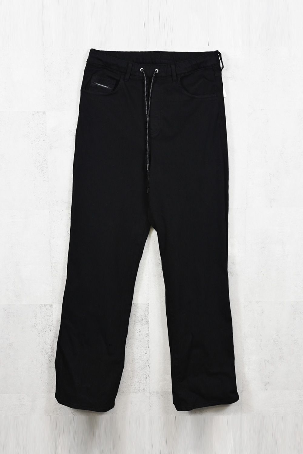 KING DENIM JERSEY / 新定番 バギーシルエット デニムジャージーンズ (ブラック) (12月中旬入荷予定) ※オーダー締切：9月1日(月)18:00