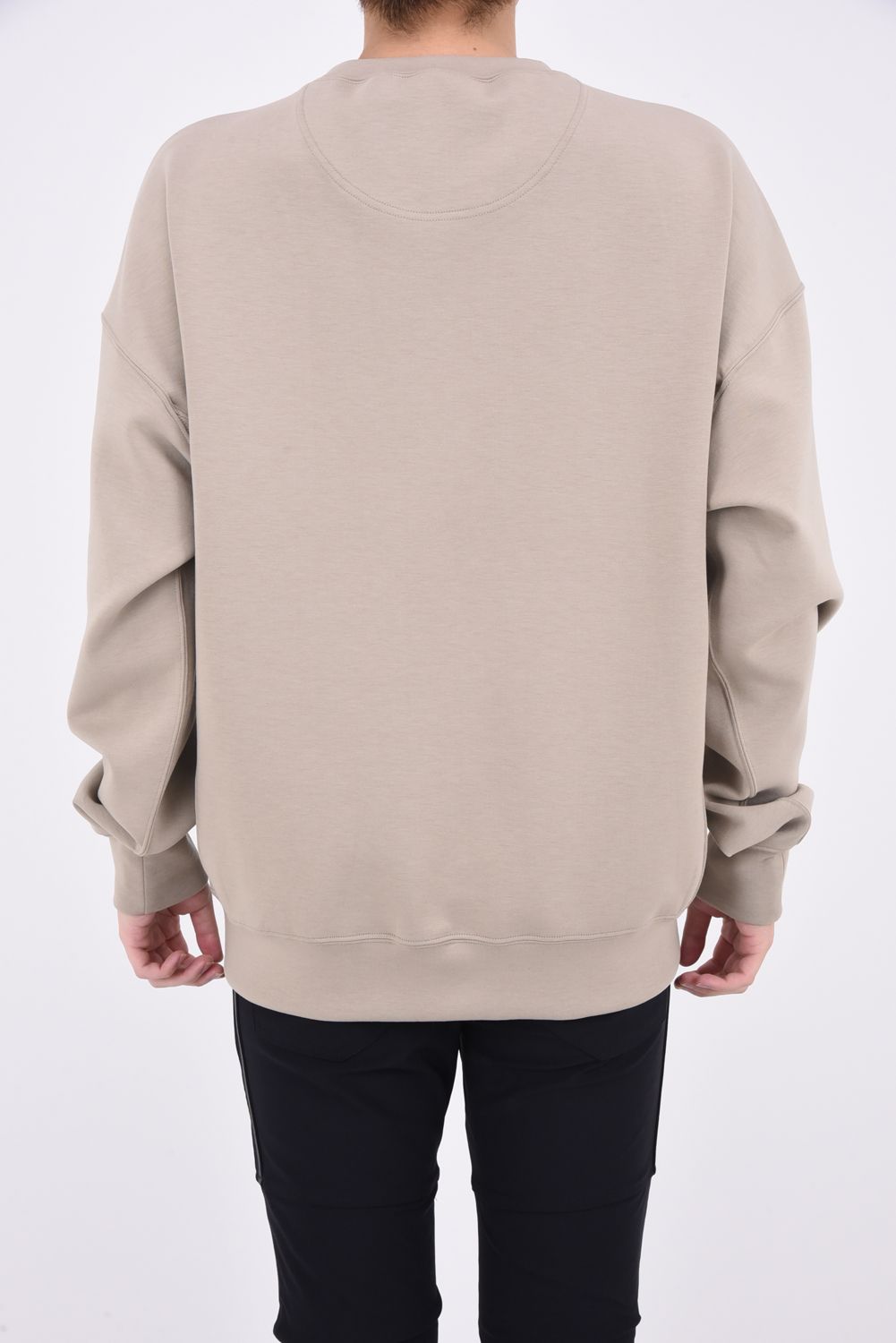 L/S CREW / ロゴプリント ロングスリーブ クルーネック ベージュ