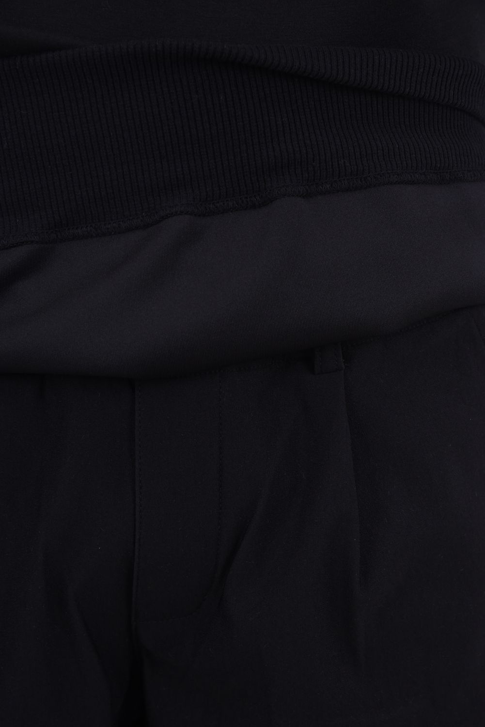 113 SPORT COMFORT BIG CREW / 113ロゴ ストレッチ ジャージ ビッグクルー ブラック