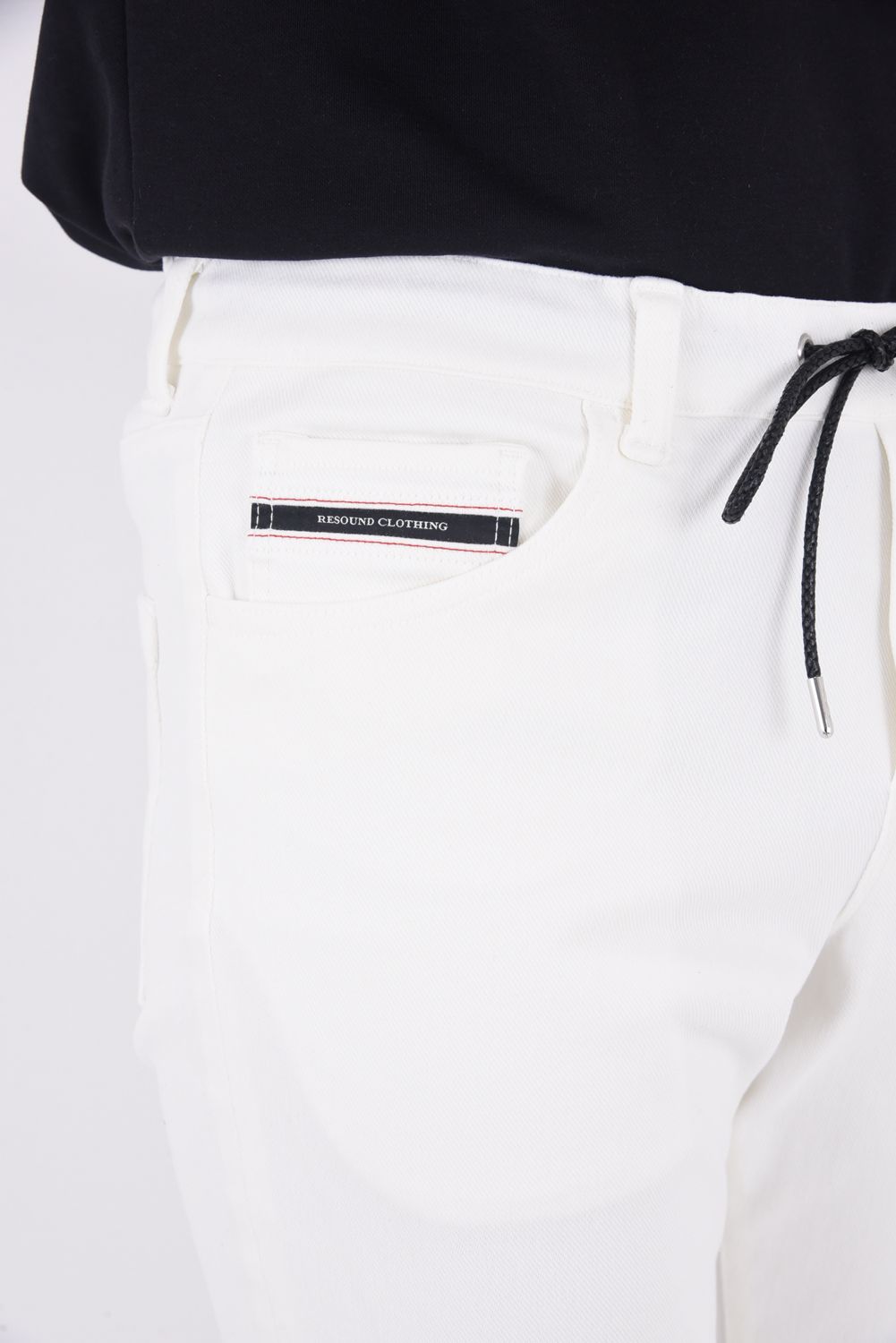 MICK DENIM JERSEY  / 定番 デニム ジャージーンズ  ホワイト
