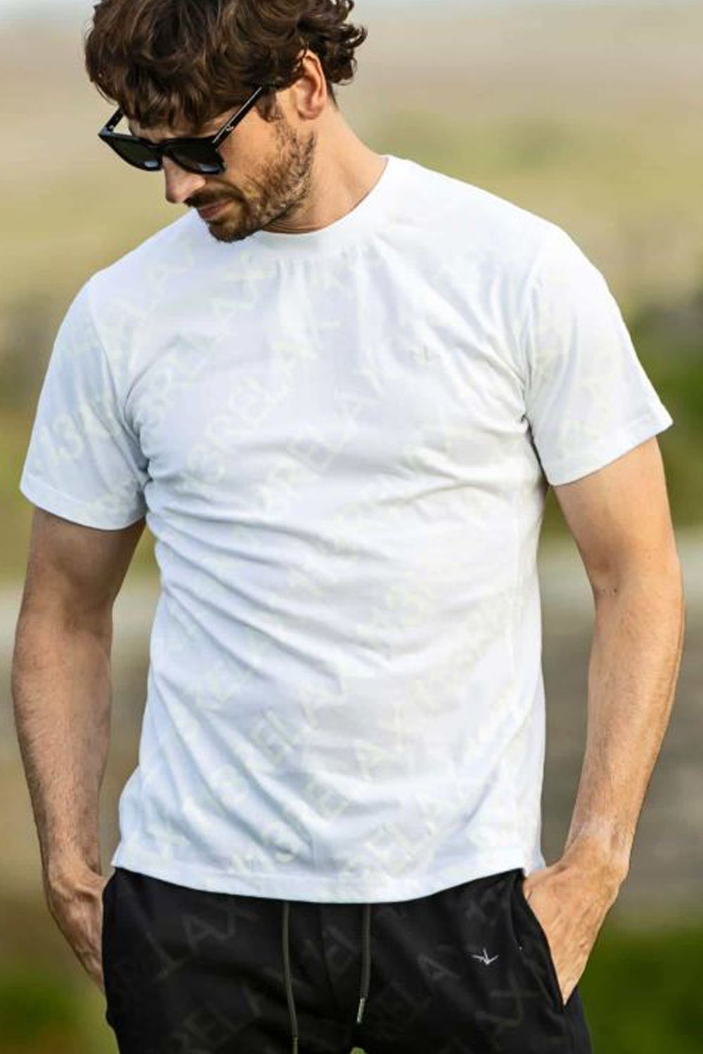 DIAGONAL LOGO T-SHIRTS / ダイアゴナルロゴ 半袖Tシャツ ホワイト