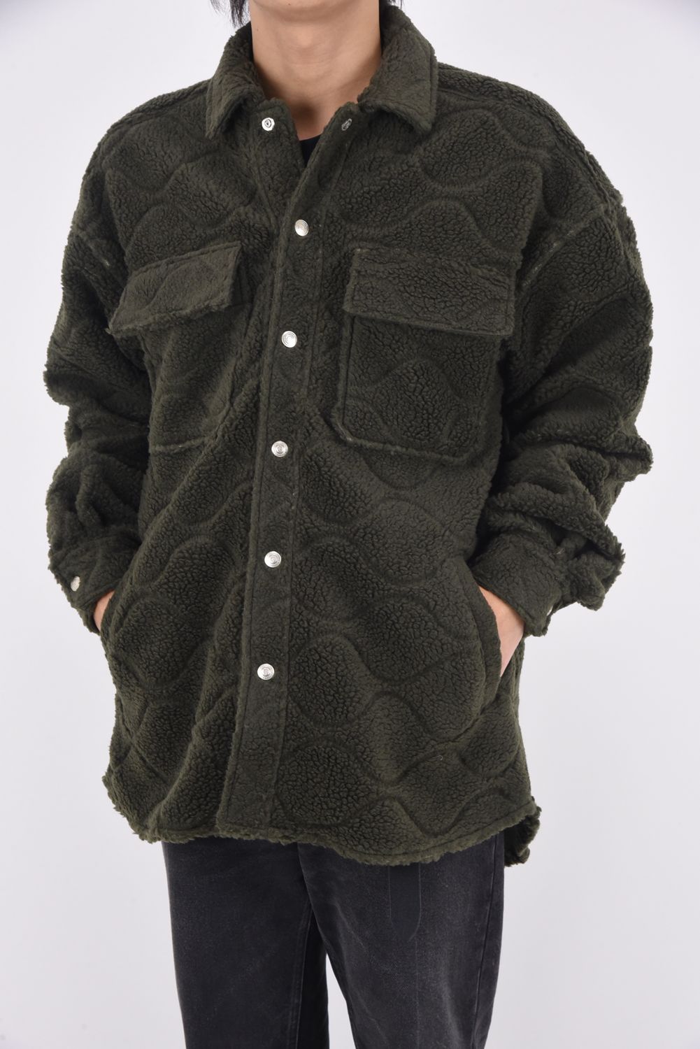 CPO  BOA SHIRTS JK  / ボア シャツ ジャケット (カーキ)