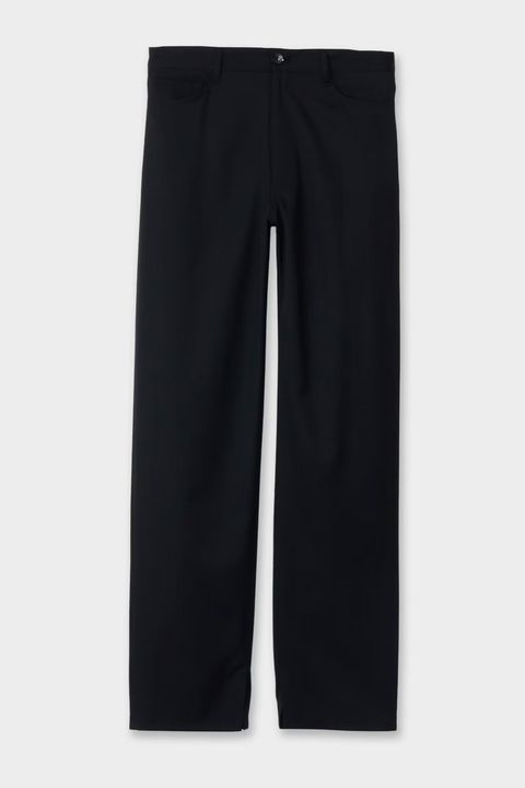 SUMMER WOOL 5-POCKT PANTS / サマーウール 5ポケット パンツ (ブラック）