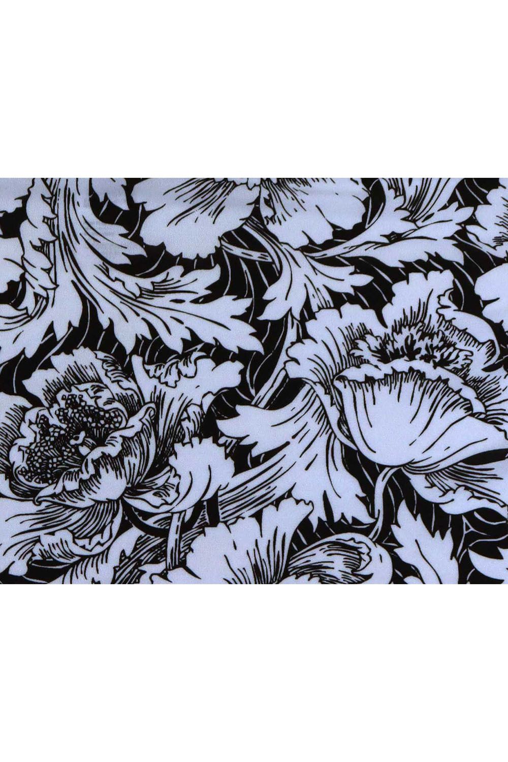 FLOWER Short Boxer - ブラック / サックス