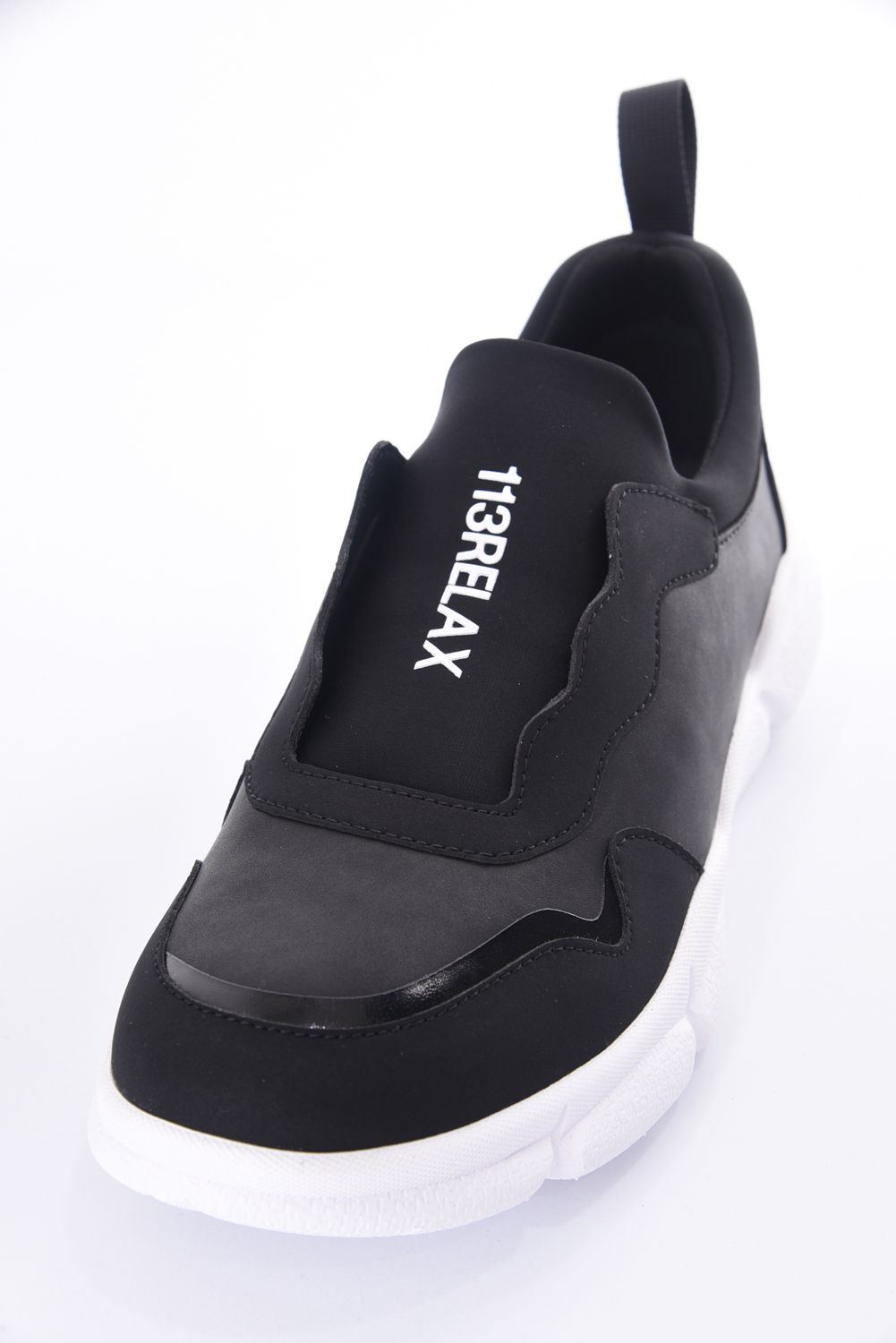 SMALL LOGO BIG SOLE SHOES / VIBRAMソール ダッドスニーカー ブラック / ホワイト