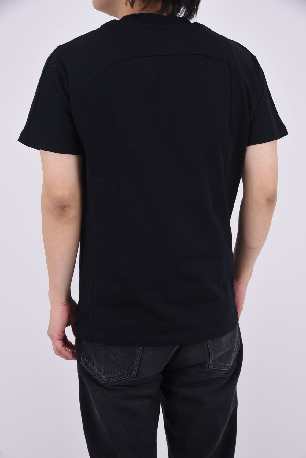 2-TIER LOGO T-SHIRT / 2ティア クルーネック Tシャツ (ブラック)
