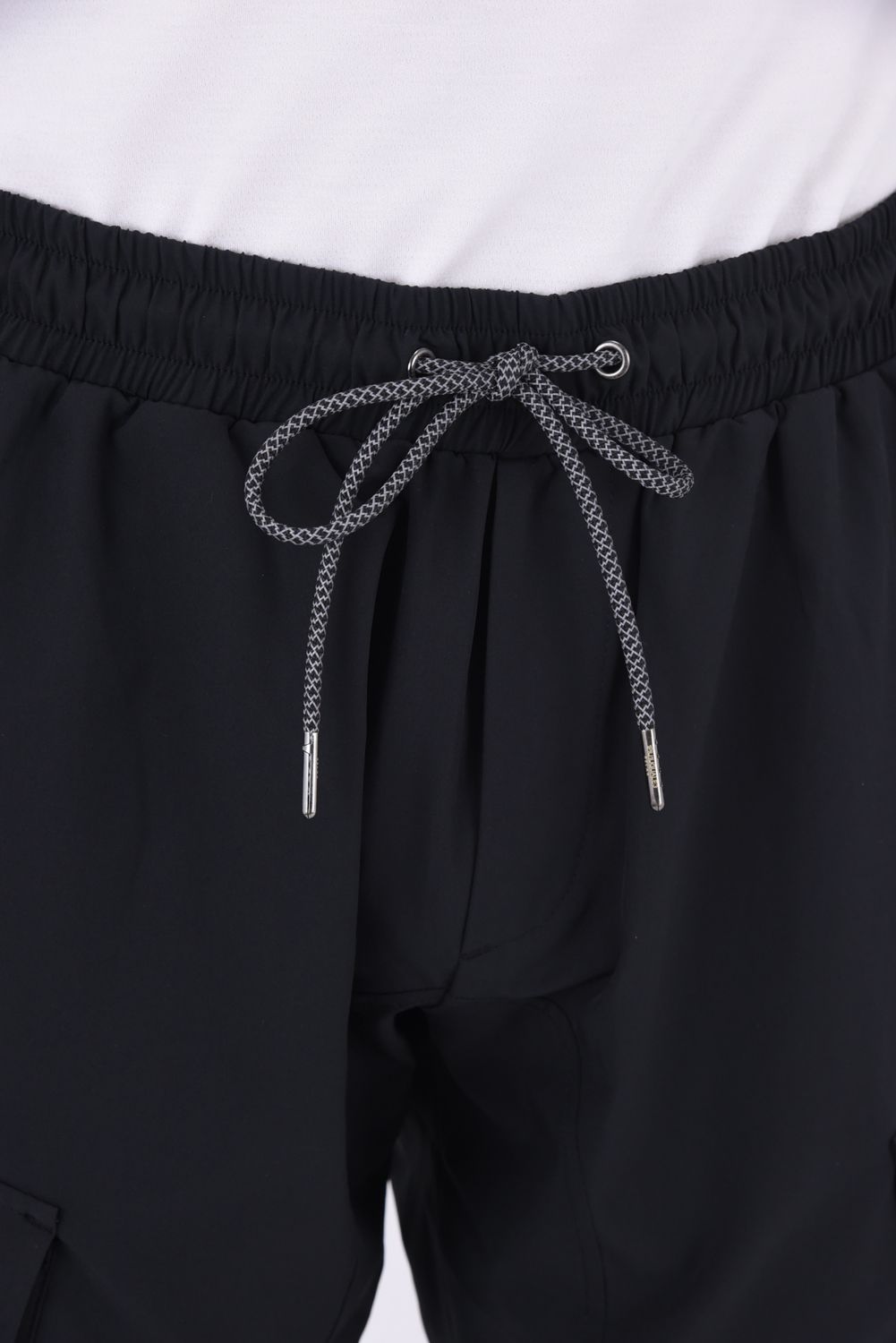 LIGHT CARGO PANTS / ロング丈 ライトカーゴパンツ ブラック
