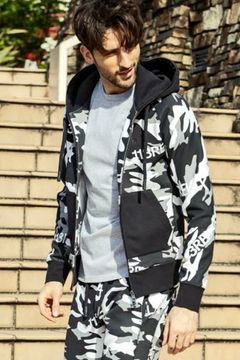 SUPER HEAVY 500 CAMO HOODIE / スーパーヘビー スウェット カモ柄パーカー ブラックカモ
