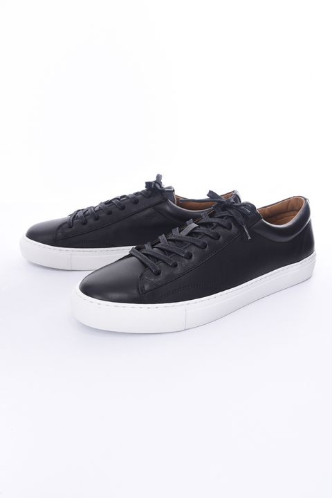 CLIVE SAUVAGE / LOW CUT SNEAKER (ブラック×ホワイト)