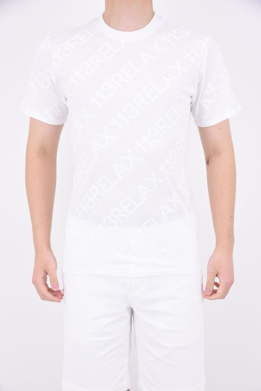 DIAGONAL LOGO T-SHIRTS / ダイアゴナルロゴ 半袖Tシャツ ホワイト