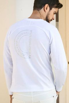 BACK LOGO HALF CIRCLE LONG SLEEVE / バックロゴ ハーフサークル ロングスリーブ ホワイト