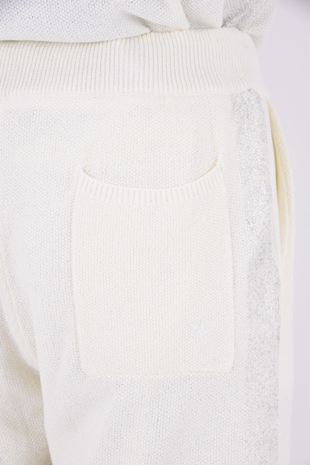 【26SS】 PARTIAL FOIL PRINT SHORTS KNIT / 箔プリント ニットショーツ (ホワイト)