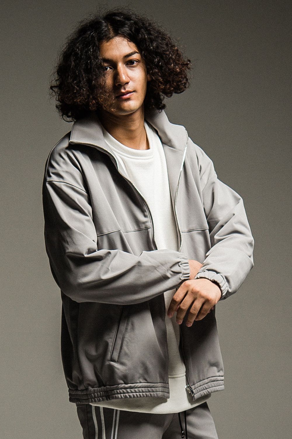 RESOUND CLOTHING - NYLON FLEECE OVER TRACK JK / 裏起毛 ...