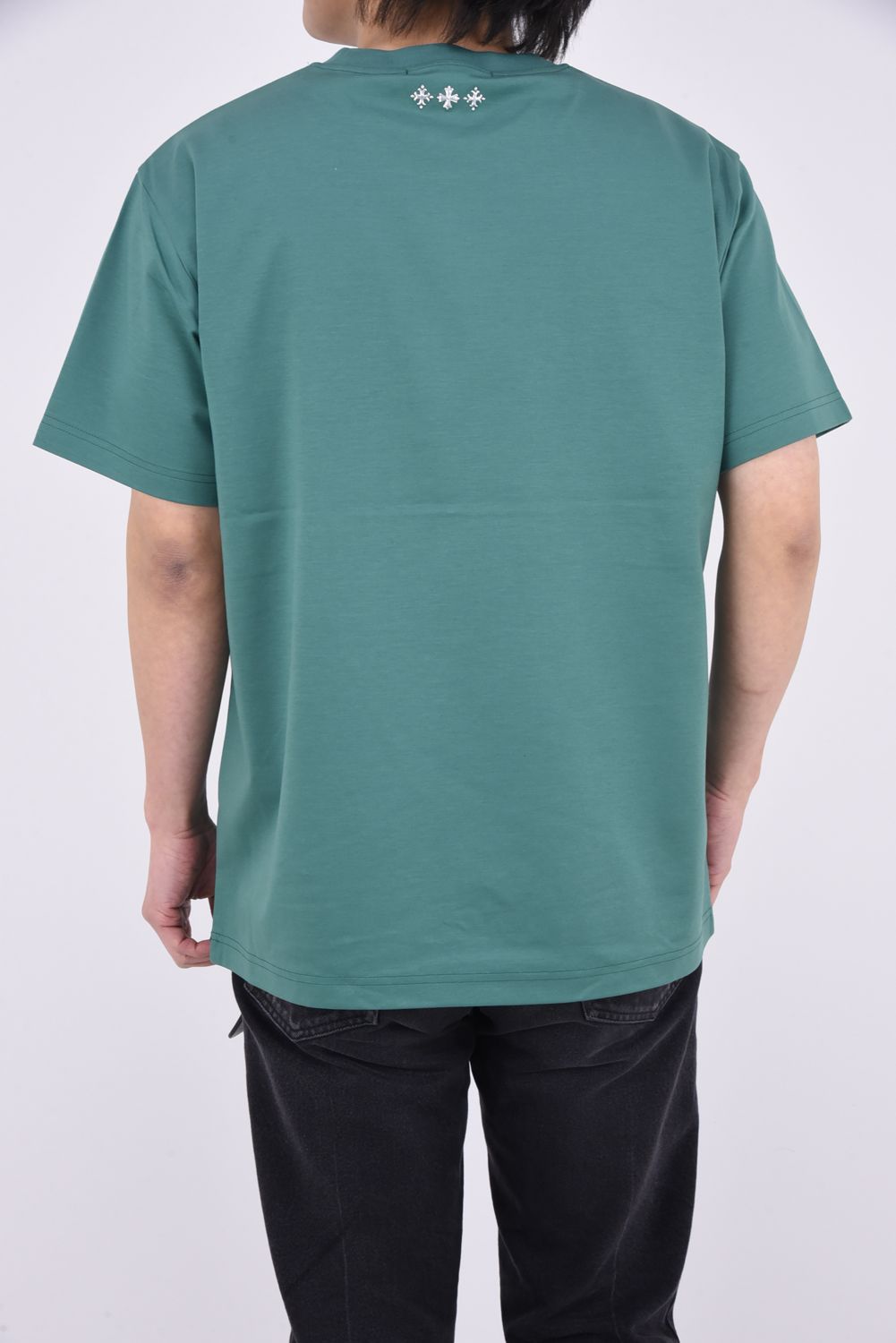 SELO (セロ) / ブランドロゴ クルーネック 半袖 Tシャツ グリーン