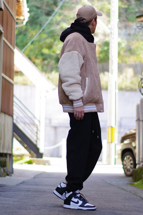 【RESOUND CLOTHING】 新作ボアスタジャンを使用した、カジュアルスタイル