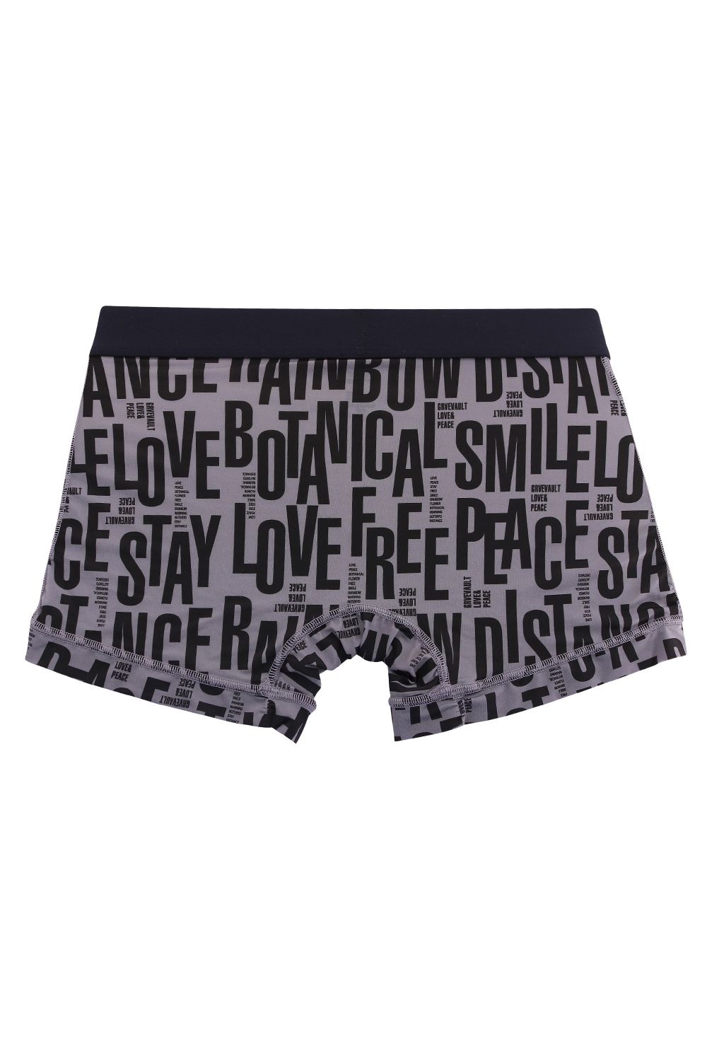 Typography Short Boxer - スレートグレー