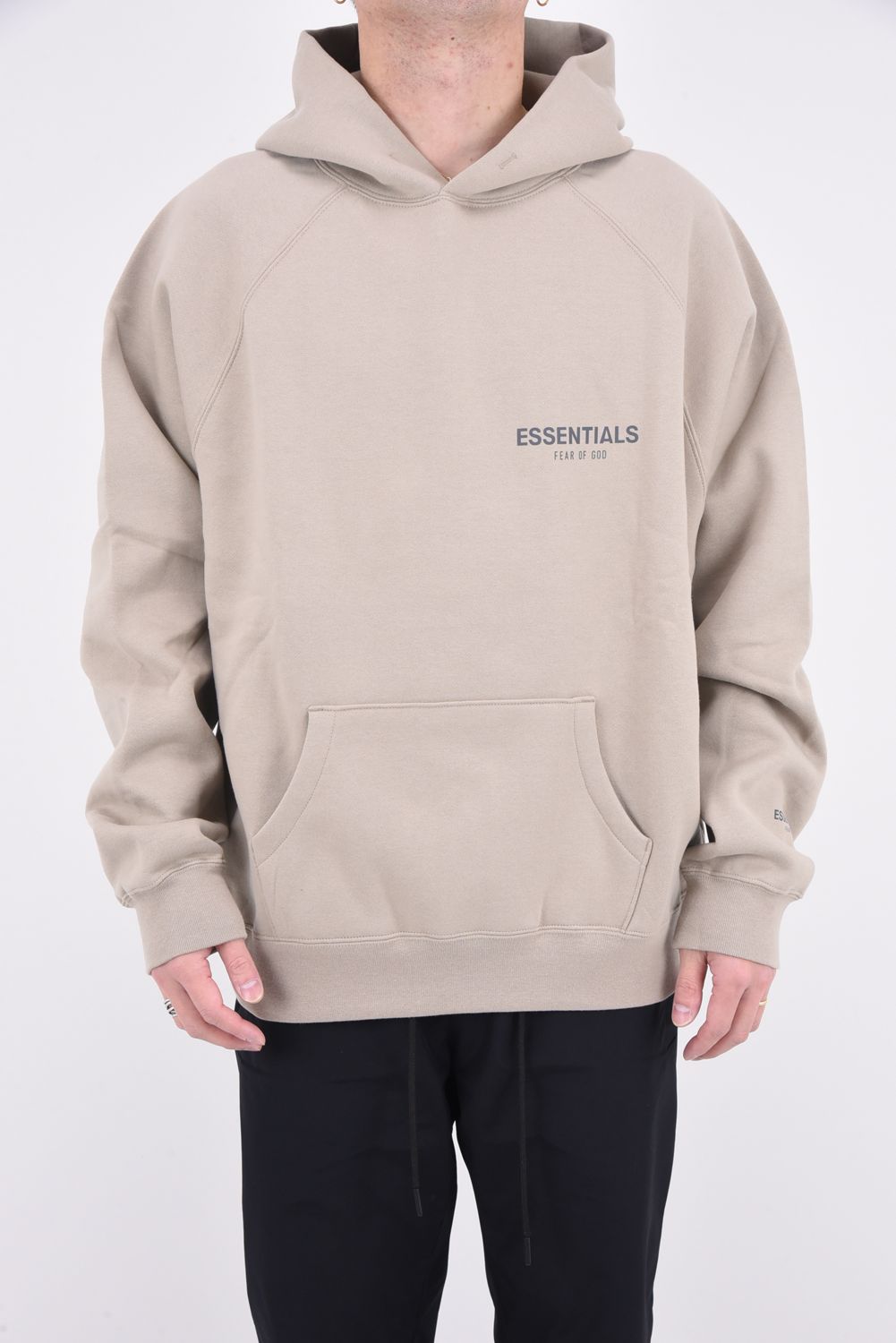 フォグ  22AW  ESSENTIALS RELAXED HOODIE Dark Oatmeal リラックスフーディ ダークオートミールパーカー  メンズ XLパーカー