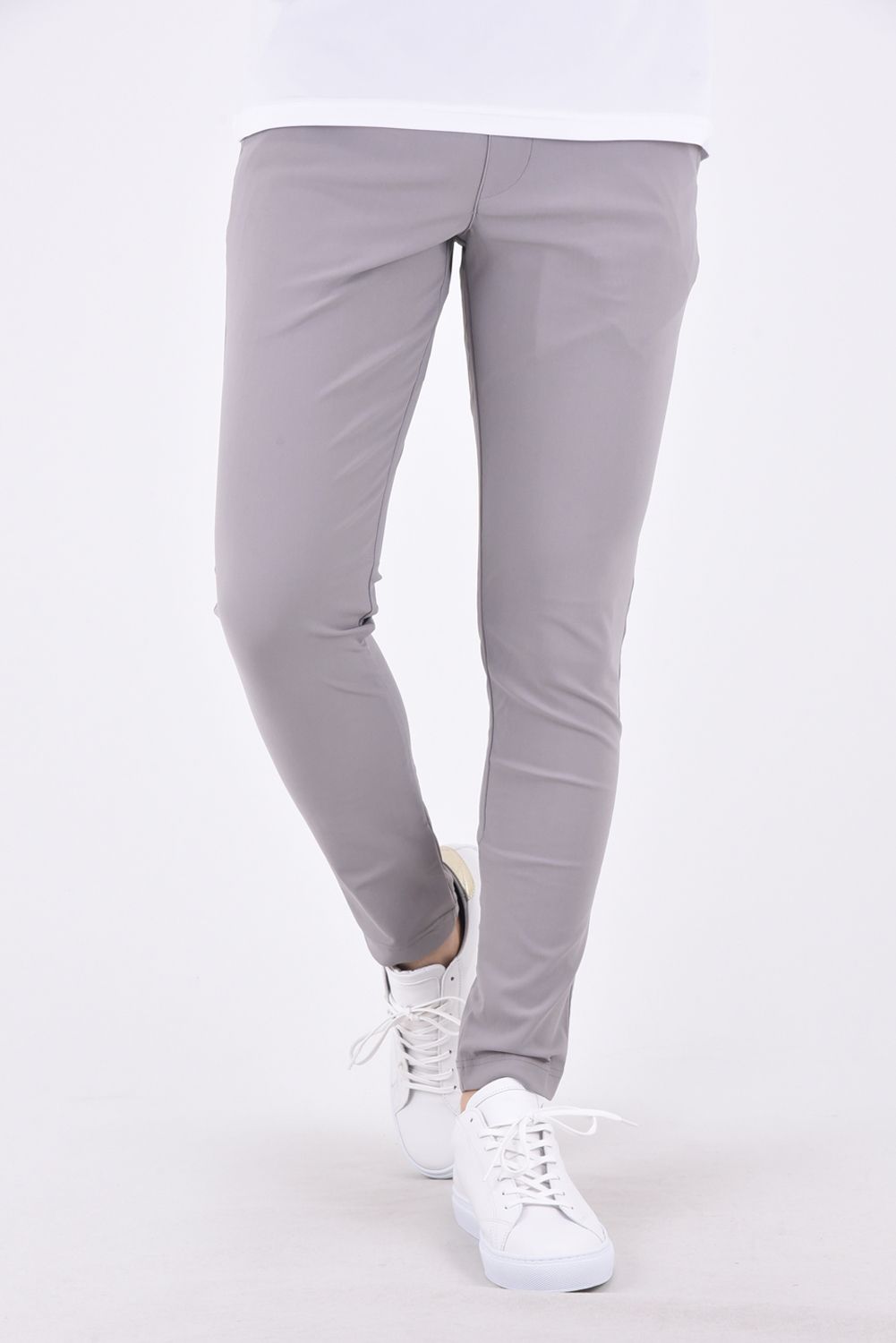 CHRIS EASY PANTS / 【定番】 高機能ナイロン マイクロファイバー スラックス イージーパンツ ナイロングレー