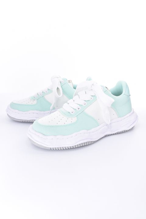 "WAYNE LOW"OG sole Canvas Low-Top sneaker / オリジナルソール キャンバス ローカットスニーカー ブルー / ホワイト
