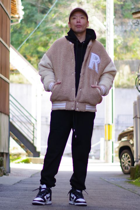 【RESOUND CLOTHING】 新作ボアスタジャンを使用した、カジュアルスタイル