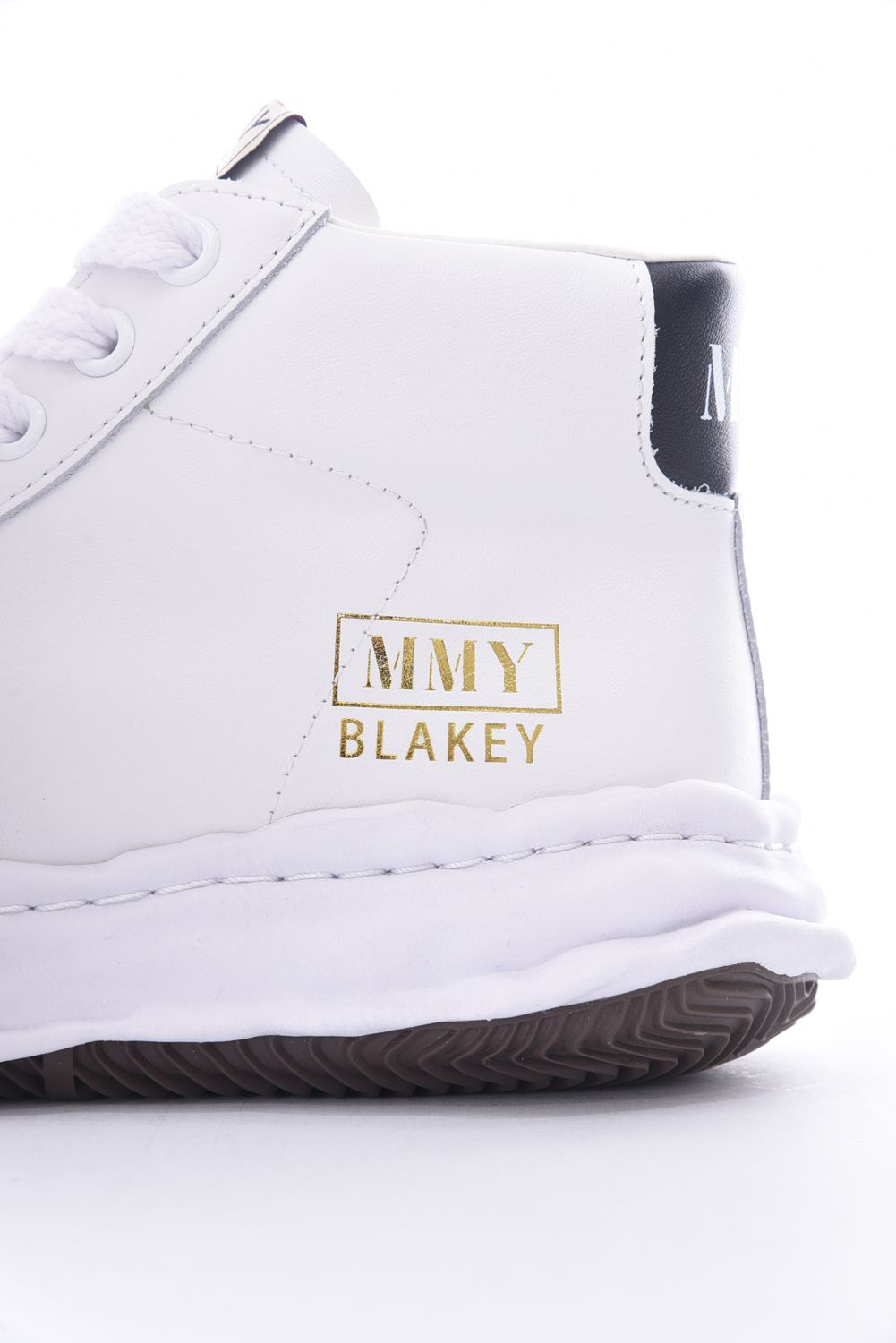 "BLAKEY" OG Sole Leather High-top Sneaker / オリジナルソール レザーハイカットスニーカー ホワイト