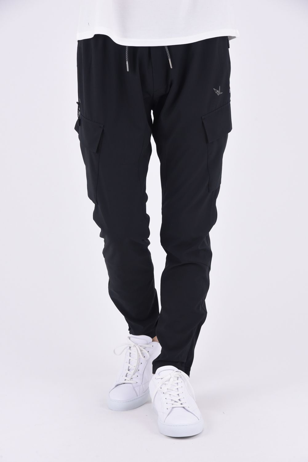 LIGHT CARGO PANTS / ロング丈 ライトカーゴパンツ ブラック