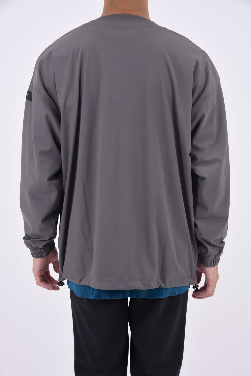 NYLON TECH CARDIGAN / 高機能ナイロンマイクロファイバー カーディガン グレー