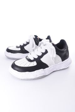 "WAYNE LOW"OG sole leather Low-Top sneaker / オリジナルソール レザー ローカットスニーカー ブラック / ホワイト