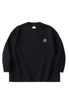【WM  /  F.C.Real Bristol】 SWEAT PULLOVER / ブリストル ダンボールスウェット プルオーバー ブラック