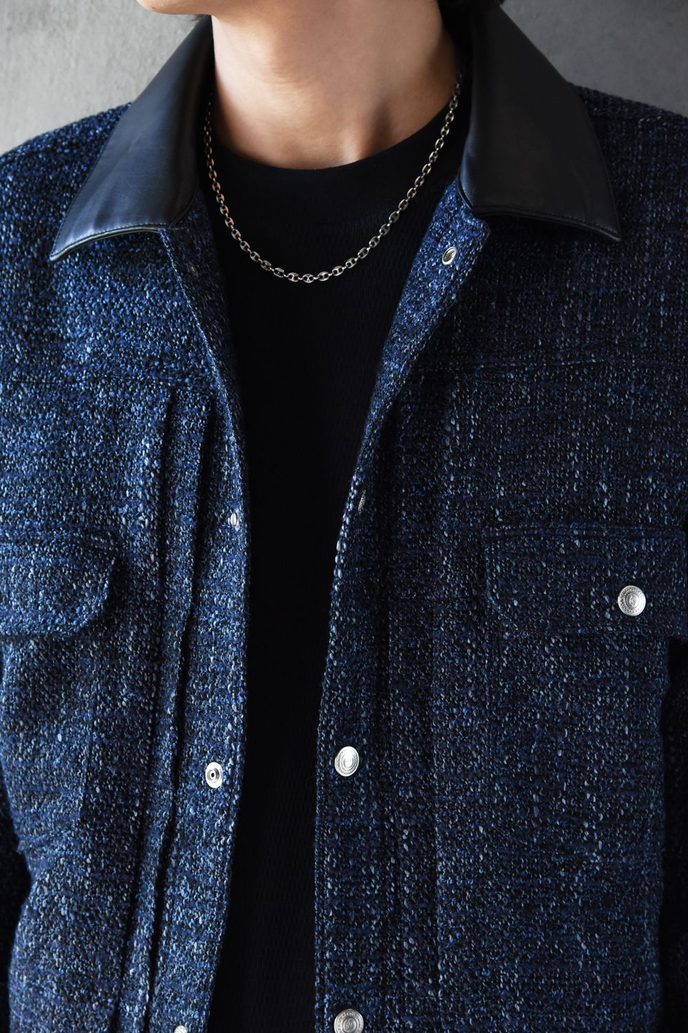 【RESOUND CLOTHING】 今季イチオシの襟レザーブルゾンを使用したスタイル②