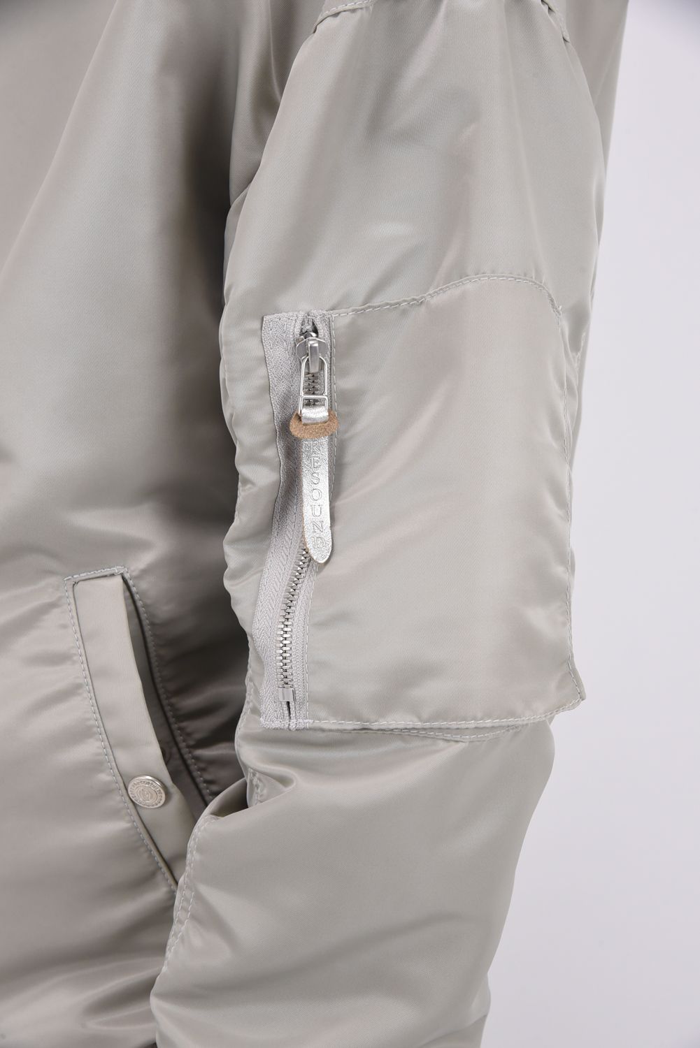 LIGHT David JACKET / ドロップショルダー フライトジャケット ナイロングレージュ