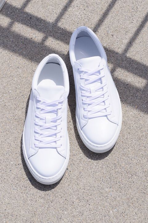 【GOSSIP別注アイテム】 CLIVE SAUVAGE / LOW CUT SNEAKER (オールホワイト)