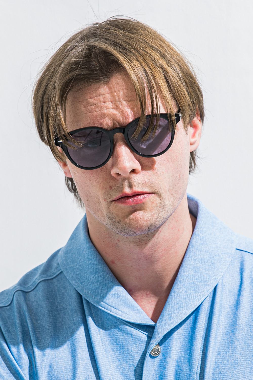 RLJ GLASS / ボストンフレーム サングラス (ブラック) (近日入荷予定)  ※オーダー締切:2月15日(日)18時