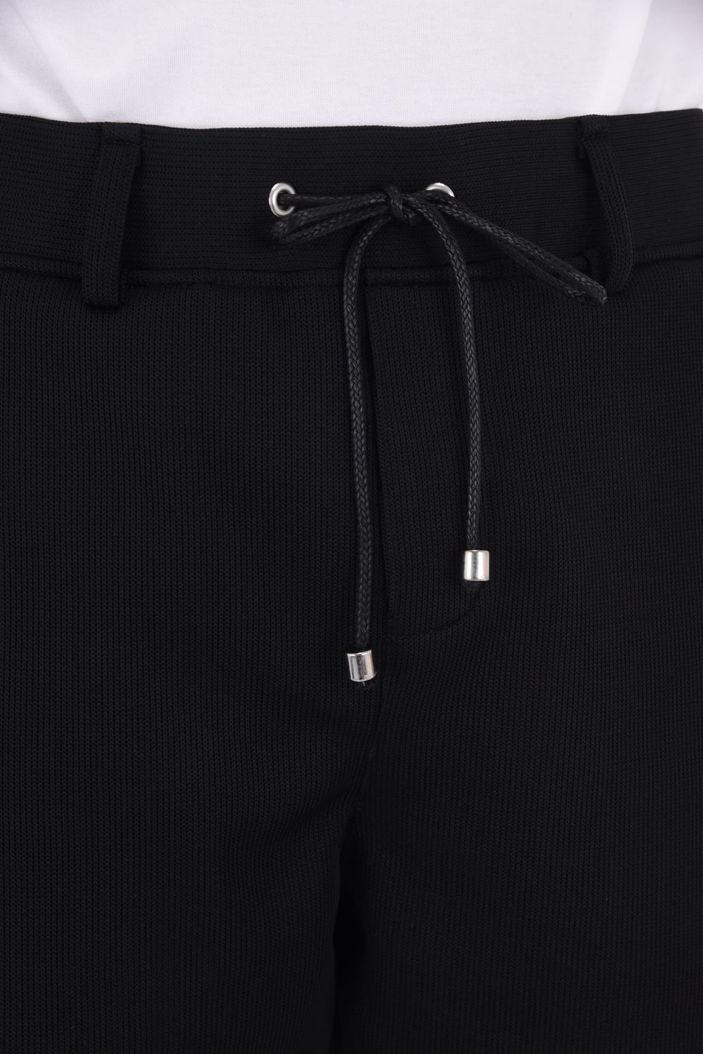 AZE SHORTS / 畦編みニット ショートパンツ (ブラック)