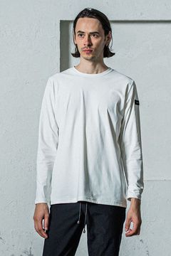 NYLON LONG SLEAVE TEE / 高機能ナイロンマイクロファイバー ロングスリーブ Tシャツ ホワイト